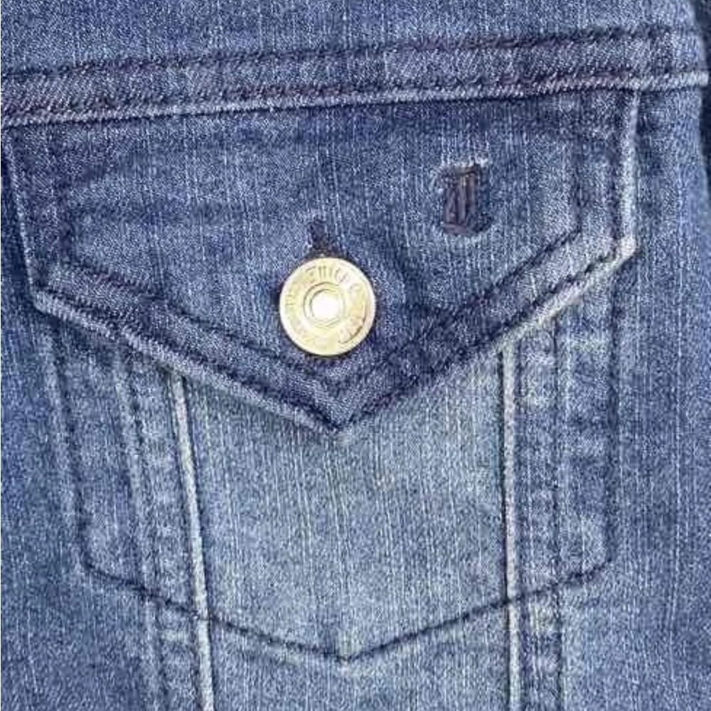 Juicy Costure Dark Blue Denim Jacket for Women - Picture 3 of 6